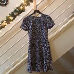 Michael Kors Heart print flounce dress